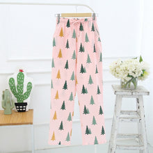 Load image into Gallery viewer, Spring Gauze Home Pants Women's Thin Trousers Lounge Wear Women Bottoms Leisure Loose Cotton Sleep Wear for Women Pajama Bottoms