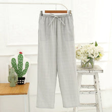Load image into Gallery viewer, Spring Gauze Home Pants Women's Thin Trousers Lounge Wear Women Bottoms Leisure Loose Cotton Sleep Wear for Women Pajama Bottoms