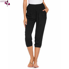 Load image into Gallery viewer, ACEVOG Waist women fashion love  Multi Calf Women Bottoms Sleep Ruched Solid Length Layer
