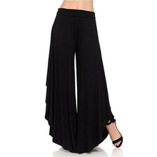 Load image into Gallery viewer, Autumn Pleated Loose Irregular Pants Women Bottoms  Women's Casual Pants High Waist Long Wide Leg Pants